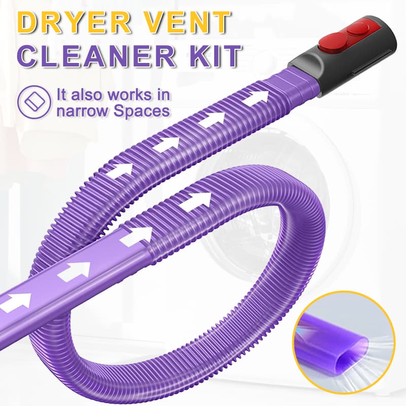 Vacuum hose accessory for dryer vent cleaner kit suitable for Dyson V15 V12 V11 V10 V8 V7 V6 vacuum cleaner hose