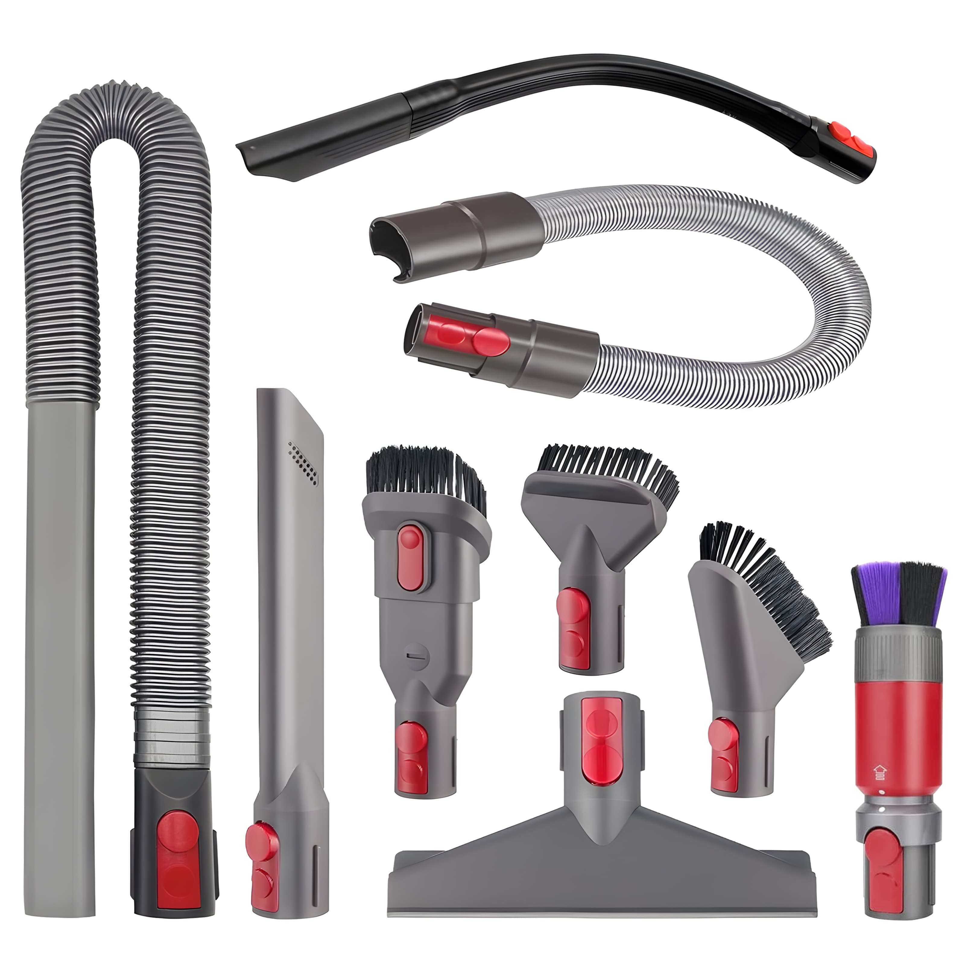 Replacement Vacuum Cleaner Kits Parts,Filter,Brush,Hose,Crevice Tool,Dryer Lint Vac Attachments Compatible with V15 V11 V8 V9 V7 V10 V11 V12 Detect Cyclone Absolute Cordless Vacuum Accessories